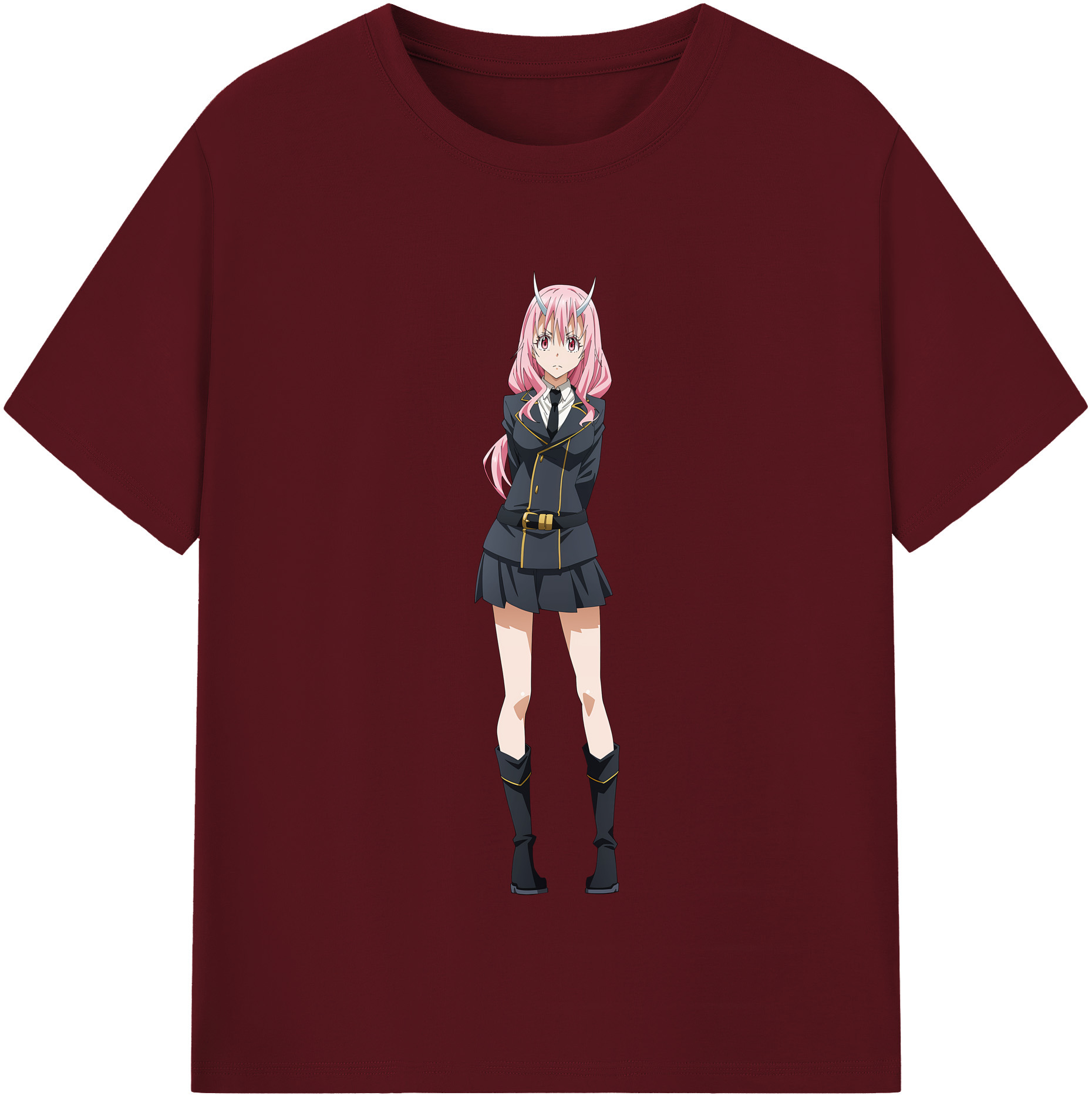 （画像用） 転スラ Regarding Reincarnated to Slime 綿100％半袖Tシャツ（フロントプリント）